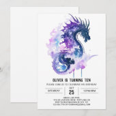 Majestueuze brullende plezier middeleeuwse verjaar kaart (Voorkant / Achterkant)