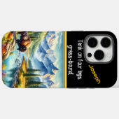 Majestueuze Buffalo bij een rustige rivier Case-Mate iPhone Case (Achterkant (horizontaal))