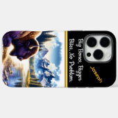 Majestueuze Buffalo bij een serene bergrivier Case-Mate iPhone Case (Achterkant (horizontaal))