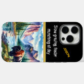 Majestueuze Buffalo door een serene bergstroom Case-Mate iPhone Case (Achterkant (horizontaal))