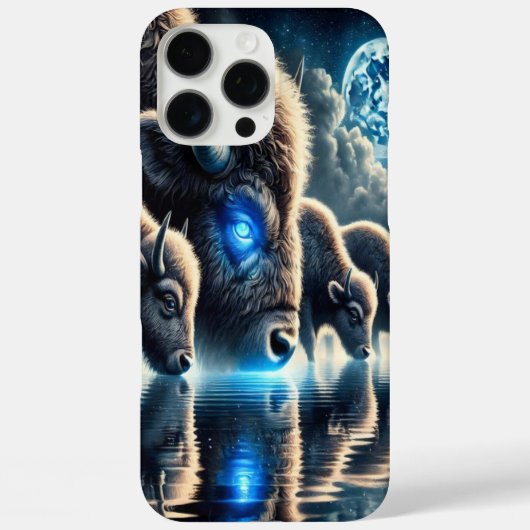 Majestueuze buffels die kosmische nachtwonderen we Case-Mate iPhone case (Achterkant)