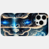 Majestueuze buffels die kosmische nachtwonderen we Case-Mate iPhone case (Achterkant (horizontaal))