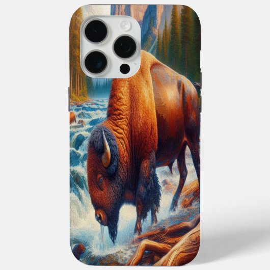 Majestueuze buffels in rustige wateren Case-Mate iPhone case (Achterkant)