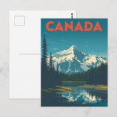 Majestueuze Canadese wildernis Briefkaart (Voorkant / Achterkant)