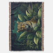 Majestueuze Cheetah geweven deken en wandtapijt (Voorkant Verticaal)