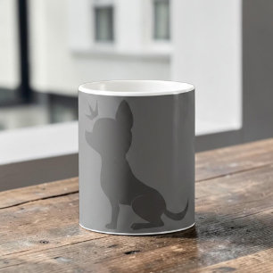 Majestueuze Chihuahua Kroon, Grappige Hond Liefheb Koffiemok