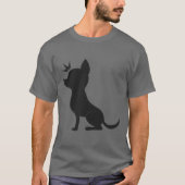 Majestueuze Chihuahua-kroon, Grappige Hondenliefhe T-shirt (Voorkant)
