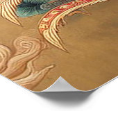 Majestueuze Chinese Phoenix – traditionele mythe k Poster (Hoek)