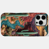 Majestueuze Desert Canyon met levendige kleikunst Case-Mate iPhone Case (Achterkant (horizontaal))