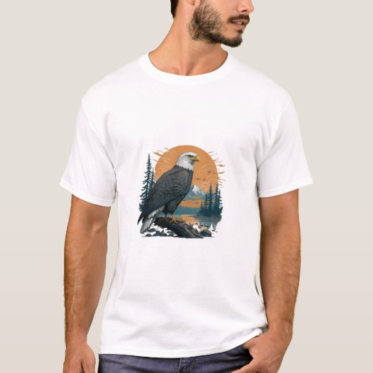 Majestueuze Design voor Natuur liefhebbers T-shirt (Voorkant)
