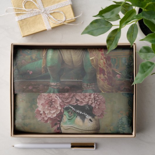 majestueuze dinosaurus tissuepapier (Geschenk)