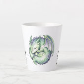 Majestueuze Drakenmok Latte Mok (Voorkant)