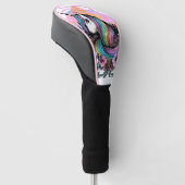 Majestueuze Eenhoorn Golfheadcover (Schuin)