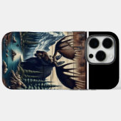 Majestueuze eland bij het meer Case-Mate iPhone case (Achterkant (horizontaal))