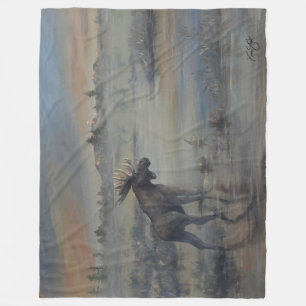 Majestueuze Eland Fleece Deken