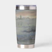 Majestueuze Eland Geïsoleerde Drinkbeker (Achterkant)