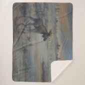 Majestueuze Eland Sherpa Deken (Voorkant)