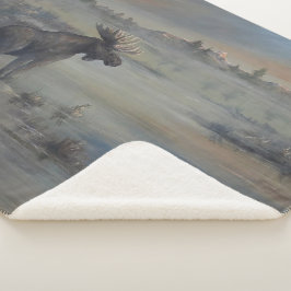 Majestueuze Eland Sherpa Deken