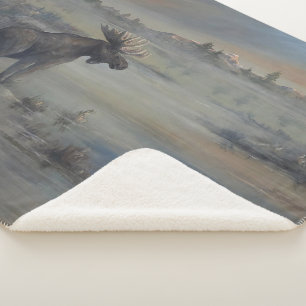 Majestueuze Eland Sherpa Deken