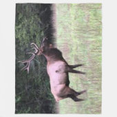 MAJESTUEUZE ELK FLEECE DEKEN (Voorkant)