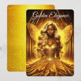 Majestueuze fantasiekoningin in een gouden magisch kaart