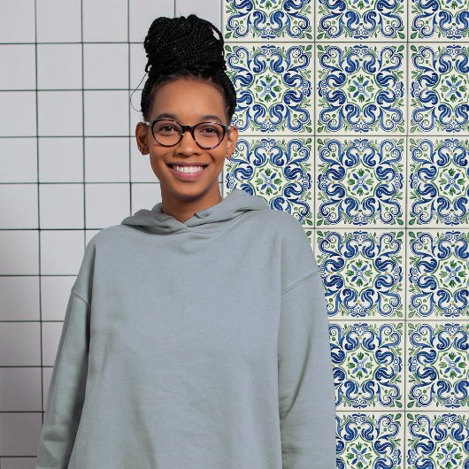 Majestueuze Floral Italië Medaillon Siciliaans Tegeltje