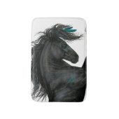 Majestueuze Friese Paard van Bihrle Badmat (Voorkant Verticaal)