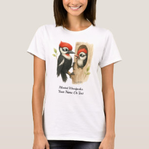 majestueuze gepileerde specht t-shirt