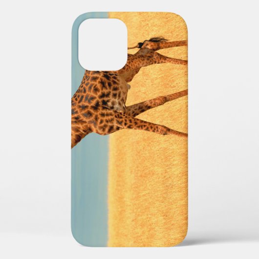 Majestueuze Giraffe: Masai Mara Dry Seizoen Case-Mate iPhone Case (Achterkant)