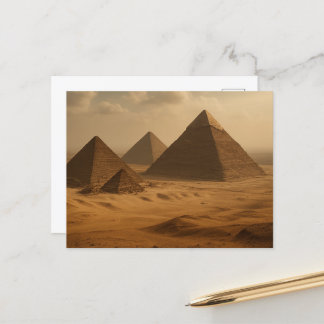 Majestueuze Gizeh piramides Egyptisch Briefkaart