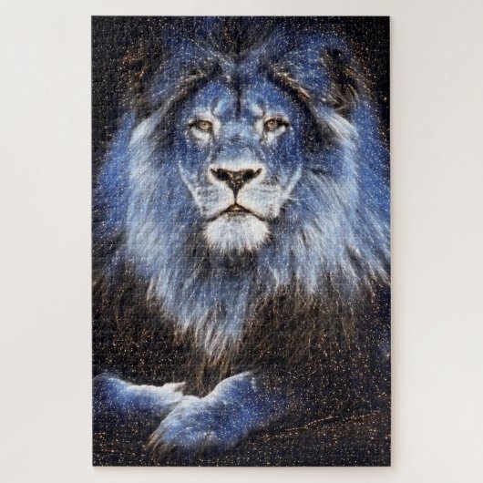 Majestueuze Glans Leeuw Legpuzzel (Verticaal)