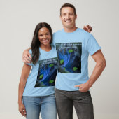 Majestueuze golfrotsformatie in betoverd woud t-shirt (Unisex)