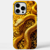 Majestueuze Gouden Slang Case-Mate iPhone Case (Achterkant)