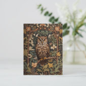 Majestueuze Great Horned Owl Forest Briefkaart (Staand voorkant)