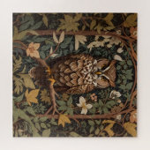 Majestueuze Great Horned Owl Forest Legpuzzel (Horizontaal)