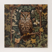 Majestueuze Great Horned Owl Forest Legpuzzel (Verticaal)
