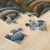 Majestueuze Grijze Wolf Legpuzzel (Zijkant)