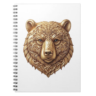 Majestueuze Grizzlybeer Spiraal Notebook, Koninkli Notitieboek
