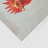 Majestueuze Haan Posing in een weelderig natuurlij Tissuepapier (Detail)