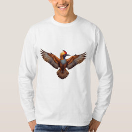 Majestueuze Hoatzin-vogel in vlucht – Vintage Natu T-shirt