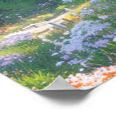 Majestueuze houten Japanse pagode Poster (Hoek)