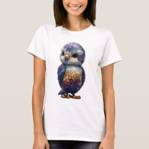 Majestueuze Iridiserende Mythologische Gevederde U T-shirt