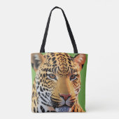 Majestueuze Jaguar: de felle schoonheid van het wi Tote Bag (Achterkant)