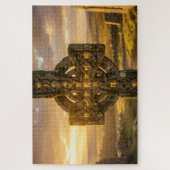 Majestueuze Keltische Stenen Kruis Legpuzzel (Verticaal)