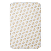 Majestueuze knuffelkat met een kroon badmat (Voorkant Verticaal)