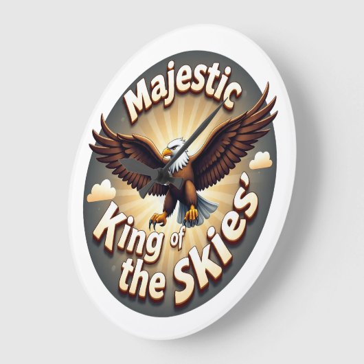 Majestueuze koning van de hemel grote klok (Hoek)