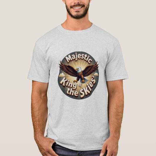 Majestueuze koning van de hemel t-shirt (Voorkant)