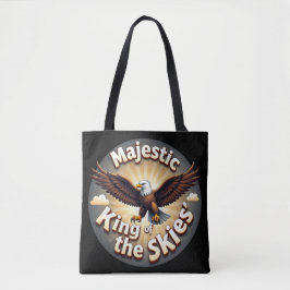 Majestueuze koning van de hemel tote bag
