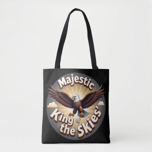 Majestueuze koning van de hemel tote bag (Voorkant)