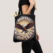 Majestueuze koning van de hemel tote bag (Dichtbij)
